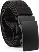 Load image into Gallery viewer, MILORDE Men's 1.38" Nylon Ratchet Belt, Casual Web Click Belt for Jeans, Business Dress, Adjustable Trim to Fit
