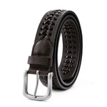 Load image into Gallery viewer, MILORDE Leather Braided Belts for Men, Handmade, Causal Woven Leather Jeans daily wear
