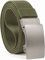 Load image into Gallery viewer, MILORDE Men's 1.38" Nylon Ratchet Belt, Casual Web Click Belt for Jeans, Business Dress, Adjustable Trim to Fit
