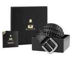 Load image into Gallery viewer, MILORDE Leather Braided Belts for Men, Handmade, Causal Woven Leather Jeans daily wear
