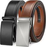 Load image into Gallery viewer, MILORDE Men's Leather Ratchet Belt - 35mm - Customizable Fit
