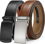 Load image into Gallery viewer, MILORDE Men's Leather Ratchet Belt - 35mm - Customizable Fit
