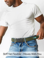 Load image into Gallery viewer, MILORDE Stretch Versatile Belt, Causal Dress Outdoor Activities,1.4" Nylon Web Belt with Quicky Release Plug Buckle
