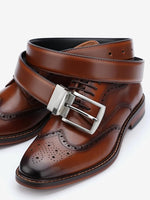 Load image into Gallery viewer, MILORDE Reversible Belt for Men - Adjustable Size - Premium Leather - Double Style in One Belt
