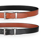 Load image into Gallery viewer, Men’s Reversible Leather Belt for Casual Golf Dress Pants Shirts, Double Style - 2 Sides
