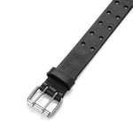 Load image into Gallery viewer, Men&#39;s Jean Leather Belt Double Prong, 35mm 100% Genuine Leather, Handmade, Classic Designs for Work and Casual
