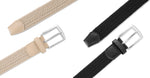 Load image into Gallery viewer, Stretch Belt 2Pack,Braided Canvas Woven Elastic Stretch Belts for Men/Women/Junior,Golf Outdoor Activities
