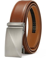 Load image into Gallery viewer, Men&#39;s Ratchet Leather Belt for Casual Golf Dress Pants Shirts, Adjustable Fit, Comfortable and Easy To Use （35mm）
