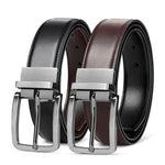 Load image into Gallery viewer, Men’s Reversible Leather Belt for Casual Golf Dress Pants Shirts, Double Style - 2 Sides

