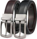 Load image into Gallery viewer, MILORDE Reversible Belt for Men - Adjustable Size - Premium Leather - Double Style in One Belt
