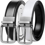 Load image into Gallery viewer, MILORDE Reversible Belt for Men - Adjustable Size - Premium Leather - Double Style in One Belt
