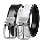 Load image into Gallery viewer, Men’s Reversible Leather Belt for Casual Golf Dress Pants Shirts, Double Style - 2 Sides
