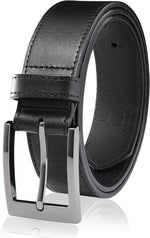 Load image into Gallery viewer, MILORDE Men's Genuine Leather Dress Belt, Handmade, 100% Cow Leather, Fashion &amp; Classic Designs for Work Business and Casual
