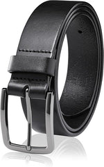 Load image into Gallery viewer, MILORDE Men's Genuine Leather Dress Belt, Handmade, 100% Cow Leather, Fashion &amp; Classic Designs for Work Business and Casual
