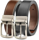 Load image into Gallery viewer, MILORDE Reversible Belt for Men - Adjustable Size - Premium Leather - Double Style in One Belt
