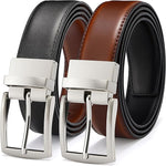 Load image into Gallery viewer, MILORDE Reversible Belt for Men - Adjustable Size - Premium Leather - Double Style in One Belt
