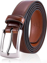 Load image into Gallery viewer, MILORDE Men's Genuine Leather Dress Belt, Handmade, 100% Cow Leather, Fashion &amp; Classic Designs for Work Business and Casual
