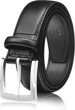 Load image into Gallery viewer, MILORDE Men's Genuine Leather Dress Belt, Handmade, 100% Cow Leather, Fashion &amp; Classic Designs for Work Business and Casual
