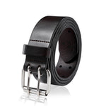 Load image into Gallery viewer, Men&#39;s Jean Leather Belt Double Prong, 35mm 100% Genuine Leather, Handmade, Classic Designs for Work and Casual
