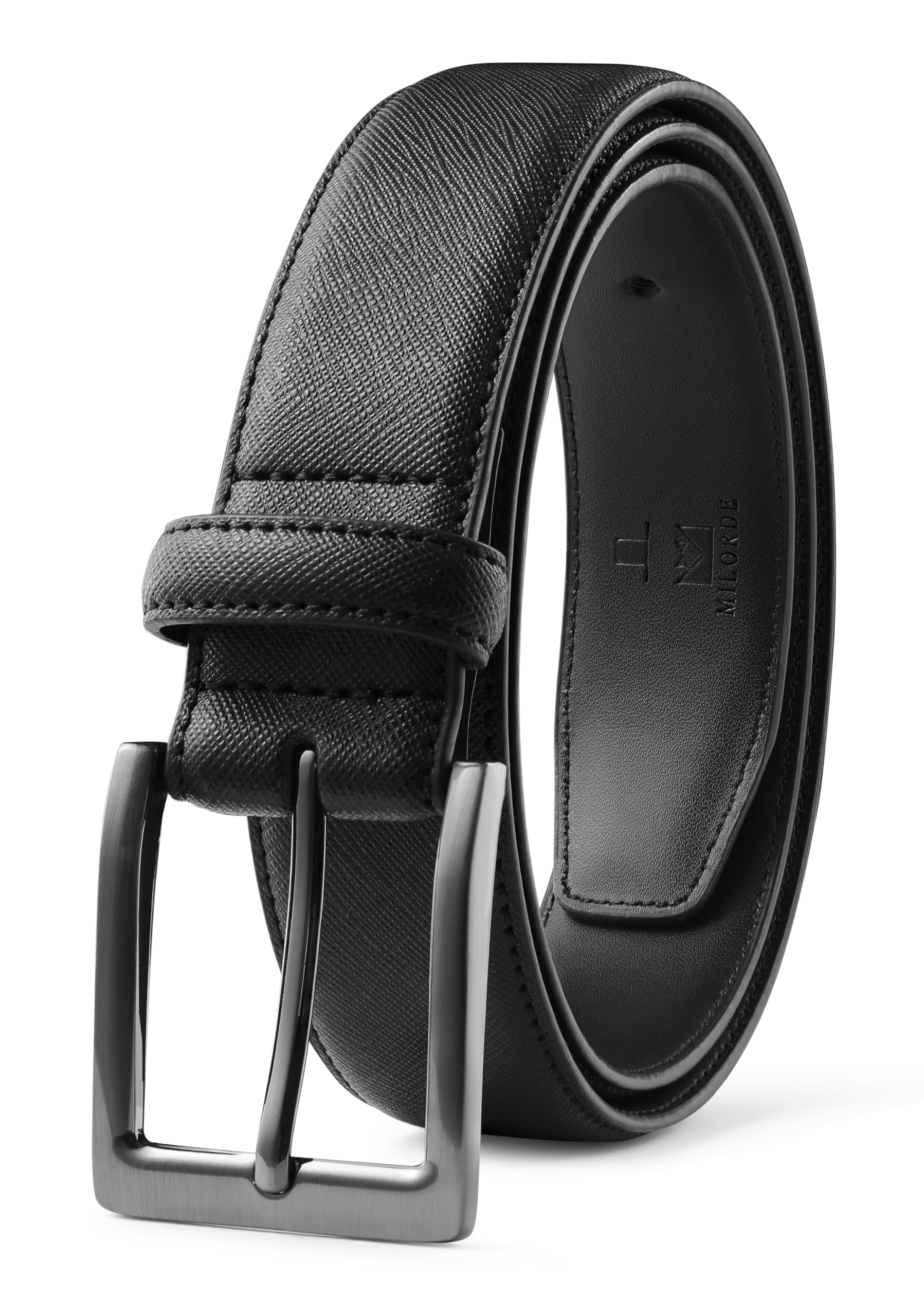 Men's Genuine Leather Dress Belt, Handmade, 100% Cow Leather, Fashion & Classic Designs for Work Business and Casual
