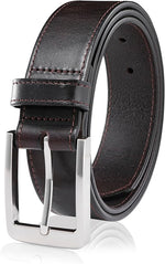 Load image into Gallery viewer, MILORDE Men's Genuine Leather Dress Belt, Handmade, 100% Cow Leather, Fashion &amp; Classic Designs for Work Business and Casual
