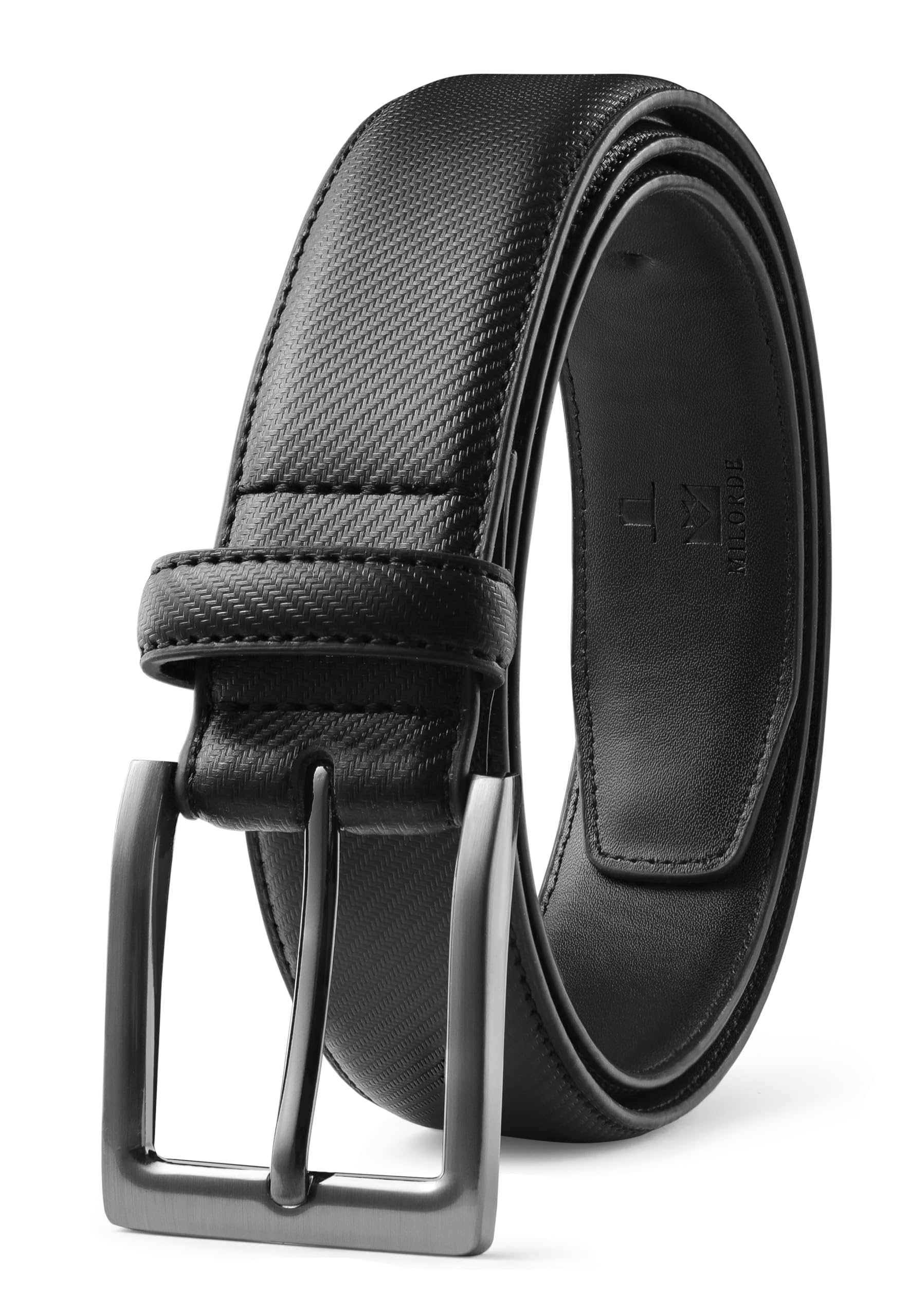 Men's Genuine Leather Dress Belt, Handmade, 100% Cow Leather, Fashion & Classic Designs for Work Business and Casual