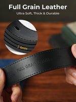 Load image into Gallery viewer, MILORDE Full Grain Leather Belt for Men, Daily Wear for Jeans Casual Pants, Handmade Men Leather Belts with Gift Box
