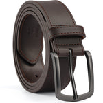 Load image into Gallery viewer, MILORDE Full Grain Leather Belt for Men, Daily Wear for Jeans Casual Pants, Handmade Men Leather Belts with Gift Box
