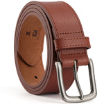 Load image into Gallery viewer, MILORDE Full Grain Leather Belt for Men, Daily Wear for Jeans Casual Pants, Handmade Men Leather Belts with Gift Box
