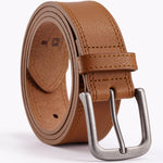 Load image into Gallery viewer, MILORDE Full Grain Leather Belt for Men, Daily Wear for Jeans Casual Pants, Handmade Men Leather Belts with Gift Box
