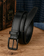 Load image into Gallery viewer, MILORDE Full Grain Leather Belt for Men, Daily Wear for Jeans Casual Pants, Handmade Men Leather Belts with Gift Box

