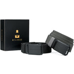 Load image into Gallery viewer, Men&#39;s 2Pack Nylon Ratchet Belts, 1.38&quot; Casual Web Click Belt for Jeans, Business Dress, Adjustable Trim to Fit
