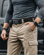 Load image into Gallery viewer, Men&#39;s 2Pack Nylon Ratchet Belts, 1.38&quot; Casual Web Click Belt for Jeans, Business Dress, Adjustable Trim to Fit
