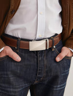 Load image into Gallery viewer, Men&#39;s 2Pack Ratchet Belt, Handmade, 100% Cow Leather, Fashion &amp; Classic Designs for Work Business and Casual
