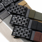 Load image into Gallery viewer, Men&#39;s Ratchet Nylon Web, 35MM, Dressy Casual Work Belt with Automatic Buckle Quick Release, Full Adjustable
