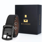 Load image into Gallery viewer, Men&#39;s Reversible Nylon Web, 35MM, Dressy Casual Work Belt with Automatic Buckle Quick Release, Full Adjustable
