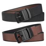 Load image into Gallery viewer, Men&#39;s Reversible Nylon Web, 35MM, Dressy Casual Work Belt with Automatic Buckle Quick Release, Full Adjustable
