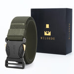 Load image into Gallery viewer, Men Tactical Belt,Stretch Nylon Web,Hiking Rigger Military Work-Quick Release
