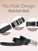 Load image into Gallery viewer, Womens Ratchet Leather Dress Belt - Customizable Fit,Fashion &amp; Classic Designs for Dress and Casual 1 1/5&quot;
