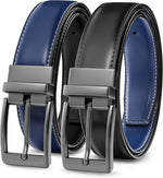 Load image into Gallery viewer, MILORDE Reversible Belt for Men - Adjustable Size - Premium Leather - Double Style in One Belt
