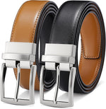 Load image into Gallery viewer, MILORDE Reversible Belt for Men - Adjustable Size - Premium Leather - Double Style in One Belt
