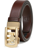 Load image into Gallery viewer, Womens Ratchet Leather Dress Belt - Customizable Fit,Fashion &amp; Classic Designs for Dress and Casual 1 1/5&quot;
