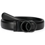 Load image into Gallery viewer, MILORDE Womens Ratchet Leather Dress Belt - 3cm/1.18“ width,Size Customizable Fit,Designs for Dress and Casual
