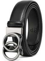 Load image into Gallery viewer, Womens Ratchet Leather Dress Belt - Customizable Fit,Fashion &amp; Classic Designs for Dress and Casual 1 1/5&quot;
