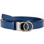 Load image into Gallery viewer, MILORDE Womens Ratchet Leather Dress Belt - 3cm/1.18“ width,Size Customizable Fit,Designs for Dress and Casual
