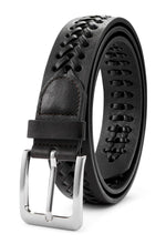Load image into Gallery viewer, Leather Braided Belts for Men, Handmade, Causal Woven Leather Jeans daily wear
