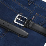 Load image into Gallery viewer, MILORDE Men's Genuine Leather Dress Belt, Handmade, 100% Cow Leather, Fashion &amp; Classic Designs for Work Business and Casual
