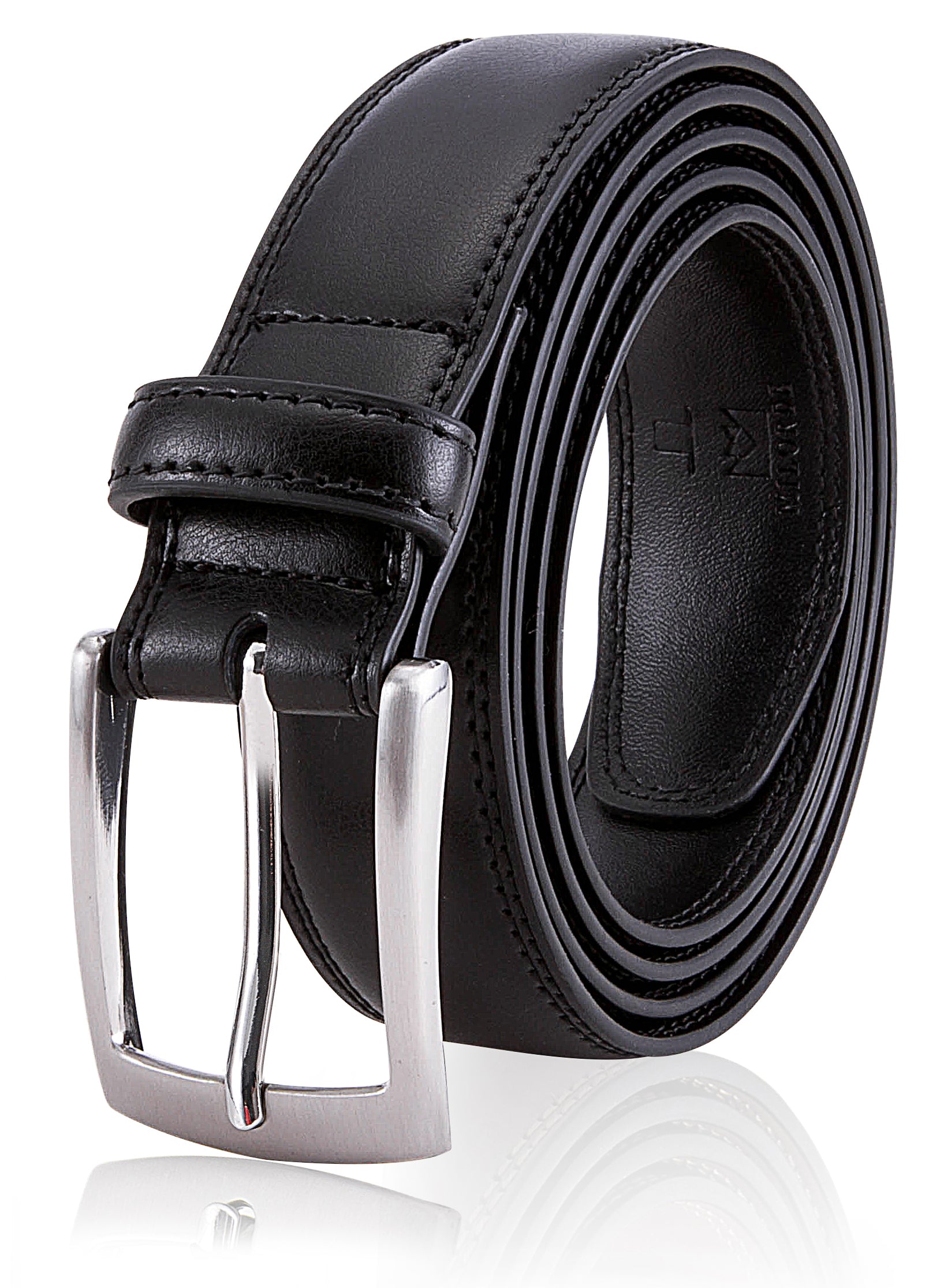 Men's Genuine Leather Dress Belt, Handmade, 100% Cow Leather, Fashion & Classic Designs for Work Business and Casual